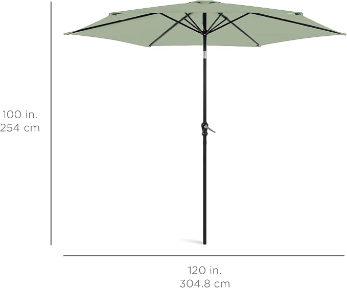 Best Choice Products 10ft Outdoor Patio Umbrella, Outdoor Table Umbrella - Image 7