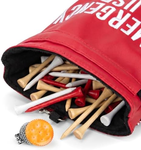 Valuables Pouch Funny Golf Ball Pouch Bag w/Drawstrings - Image 6