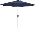 JEAREY 9FT Outdoor Patio Umbrella, Market Umbrella, Deep Blue | Outdoor Table by JEAREYOutdoorsCollection