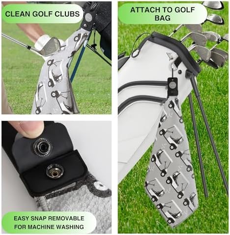 Magnetic Golf Towels for Golf Bags - Image 2