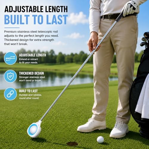 CHAMPKEY Performance Golf Ball Retriever Single Sided - Image 4