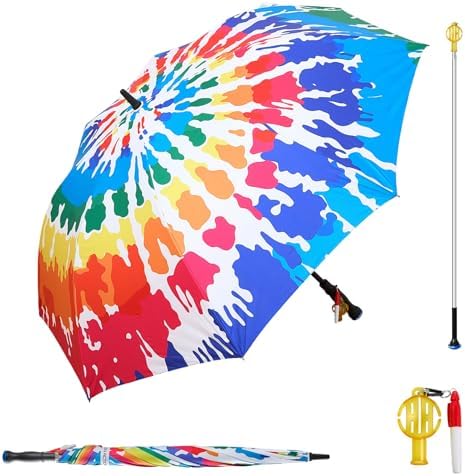 Golf Umbrella Windproof with Golf Ball Retriever Telescopic, Umbrella Large by GolfEquipment