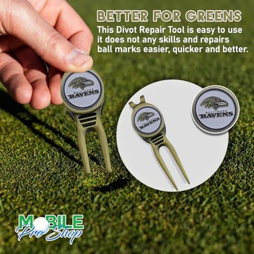 Divot Repair Tool with Double-Sided Removable Magnetic Ball Marker - Image 6