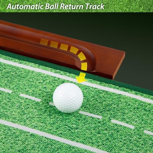 Golf Putting Mat with Ball Return - Image 5