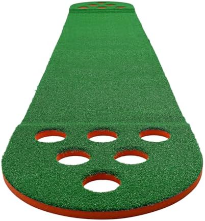 Mini Golf Putting Mat 12 Hole Adjustable Club Indoor Outdoor by Unknown
