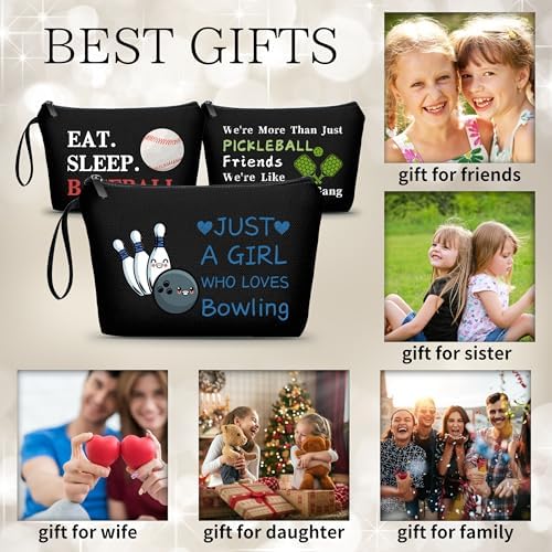 Bowling Accessories for Women, Small Travel Makeup bag - Image 3