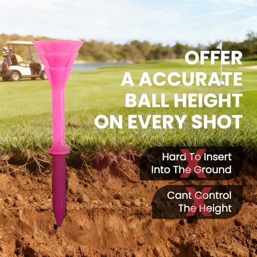 Unbreakable Plastic Golf Tees 3 1/4 Inch 20/40 Pack - Image 5