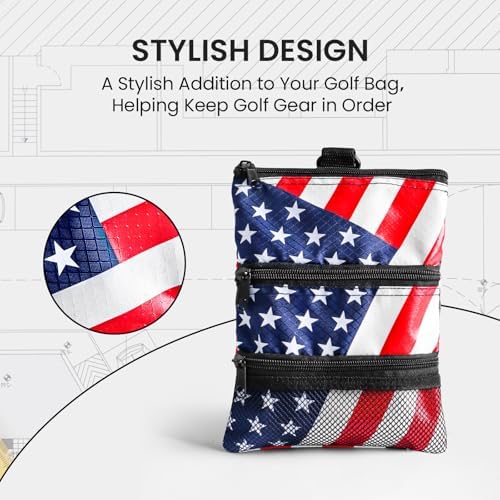 Amy Sport Golf Valuables Pouch Pocket - Image 6