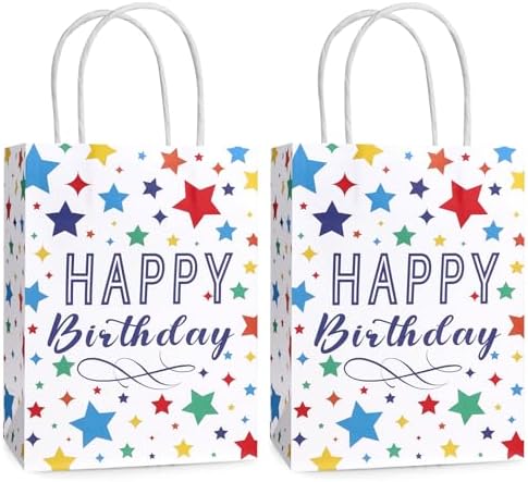 Hxezoc 12 Pieces Birthday Gift Bags by Hxezoc