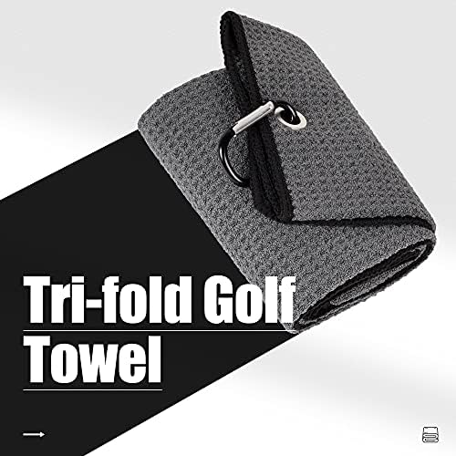 Mile High Life Tri-fold Golf Towel | 16" X 24" | Premium Microfiber Fabric | - Image 2
