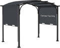 slashome 200 x 103 Pergola Replacement Canopy, Fits L-PG152PST-B, Dark Gray | by SLASHOME