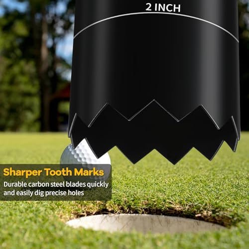 Portable Golf Hole Cutter with Detachable Handle, USGA Standard 2 Inch - Image 4