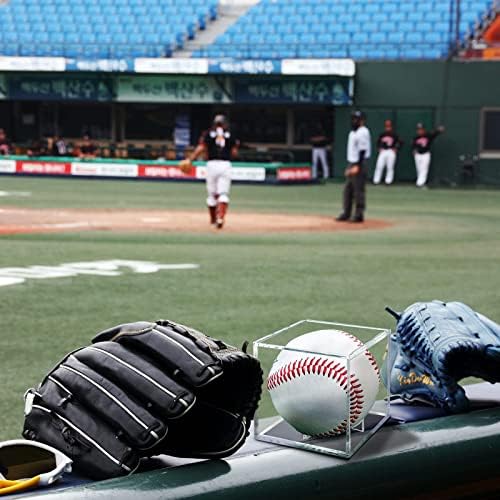 12 Pack Clear Acrylic Baseball Case Display - Image 4