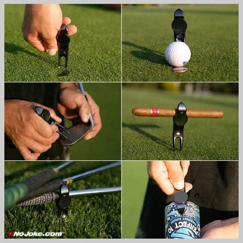 DivPro 6-in-1 Golf Tool & Cigar Holder – Divot Repair Tool, Golf Ball Marker - Image 2