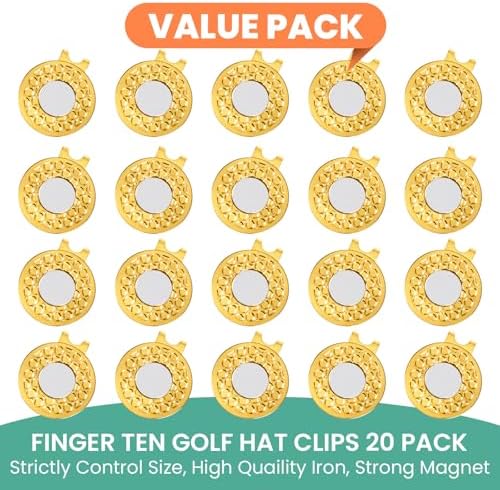 Amy Sport Magnet Golf Ball Marker Hat Clip Bulk 20/40 Pack - Image 2