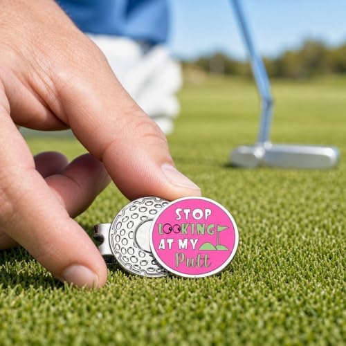 Funny Golf Ball Markers for Women Golf Accessories Hat Clip Female Golfer - Image 3