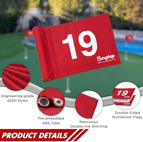 KINGTOP 19th Hole Mini Golf Flags - Image 2