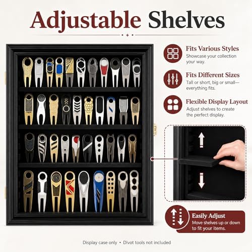 Silipull 40 Golf Divot Tool Display Case Wall Mount - Image 3