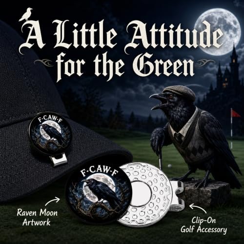 Funny Golf Ball Marker Hat Clip Halloween Golf Gifts Accessories - Image 2