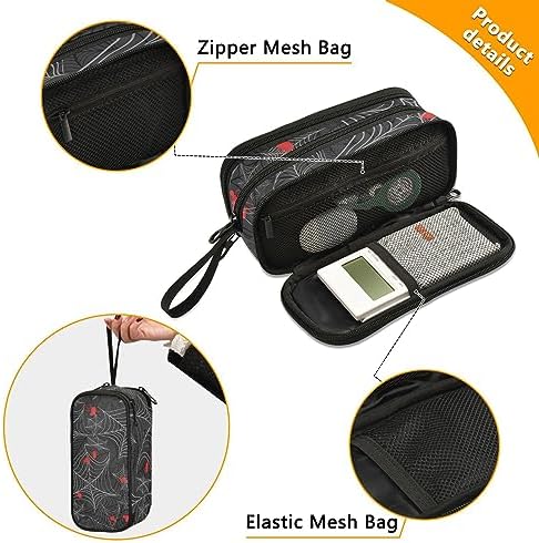ZAZYXTJ Personalized Spider Web Pencil Case Large Capacity Pencil Pouch - Image 2