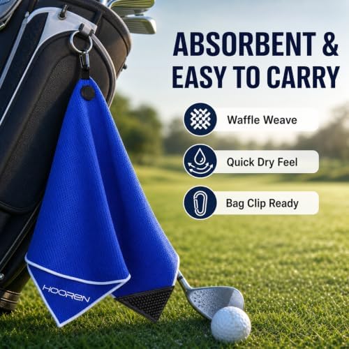 Magnetic Golf Towel, 4-in-1 Golf Club Cleaning Kit - Image 6