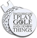 Men Golf Ball Marker with Magnetic Hat Clip, Funny Golf Accessories Gifts by GEYGIE