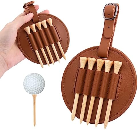 Golf Bag Tag with 5 Tees Set, Convenient and Durable Storage Ball Nail Storage - Image 7