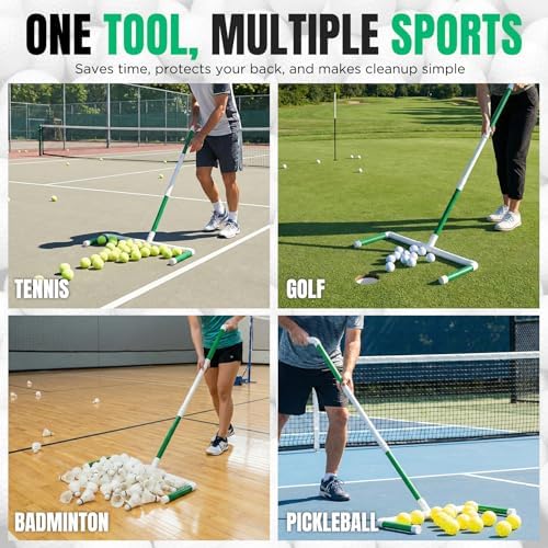 DURARANGE Portable Golf Ball Sweeper, Self-Standing Modular Tool - Image 6
