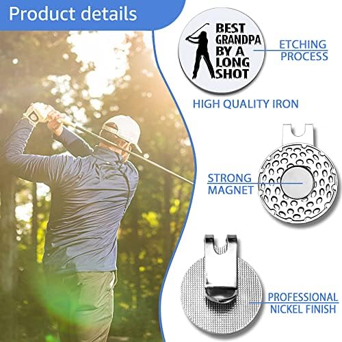 Men Golf Ball Marker with Magnetic Hat Clip, Funny Golf Accessories Gifts - Image 3