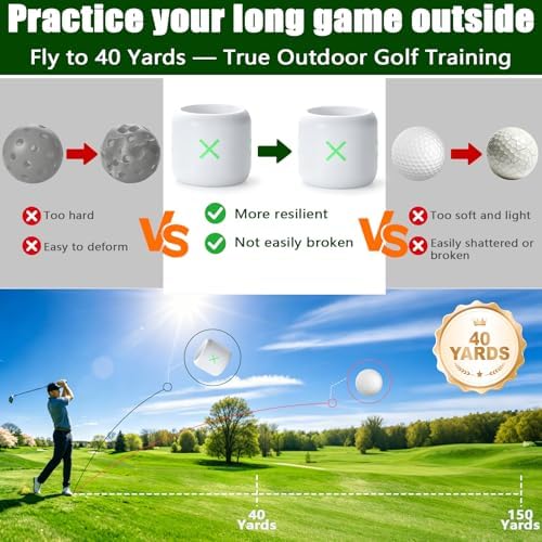 30 Pack Practice Golf Balls, Limited Flight Balls - Image 5