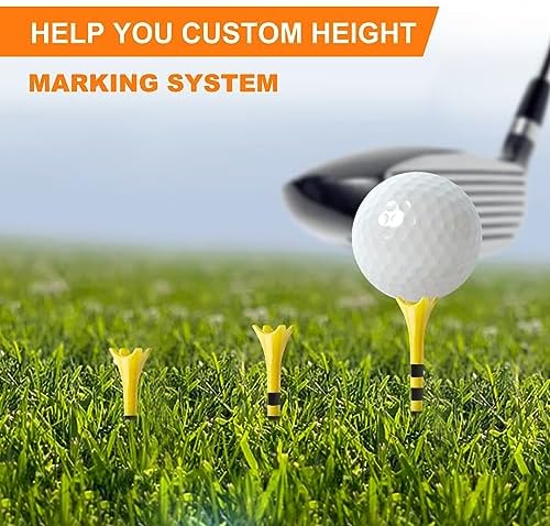 Durable Plastic Golf Tees, 100/50 Pack, Designed to Reduce Friction and Side - Image 4