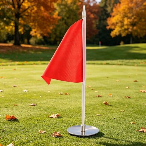 Drfeify Golf Flag, Stainless Steel Golf Putting Practice Cup - Image 5