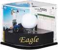 Eagle Golf Ball Display Case, Curved Lid by HYYPME