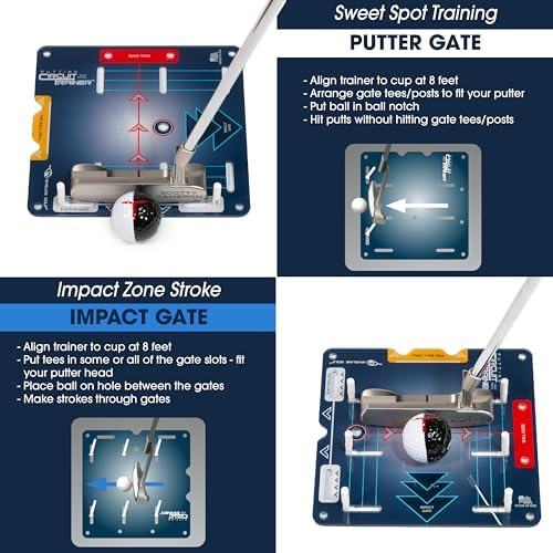 EyeLine Golf Putting Mirror, Circuit Trainer, Portable Putting Alignment - Image 3