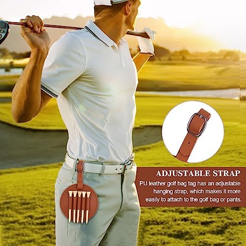 Golf Bag Tag with 5 Tees Set, Convenient and Durable Storage Ball Nail Storage - Image 6