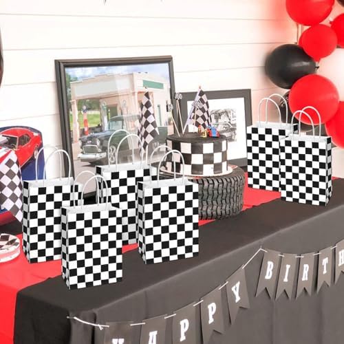Hxezoc 12 Pieces Race Car Gift Bags - Image 5