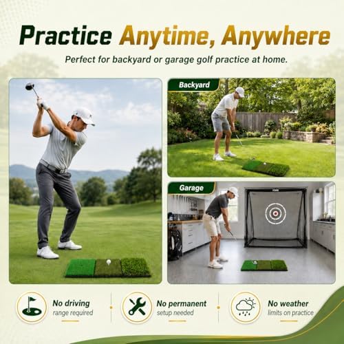 Golf Practice Mats, Swing & Putting Training -Perfect - Image 5