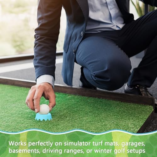 8 Pack Golf Simulator Tees, TPU Golf Tees 1/4"-2" Height - Image 5