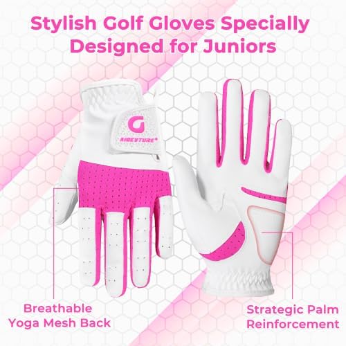 AIGEVTURE Kids Golf Gloves Junior Breathable Golf Gloves - Image 5