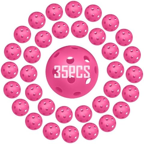 35 Pack Practice Golf Balls Limited Flight Plastic Golf Balls 42mm Practice by CasCartCade