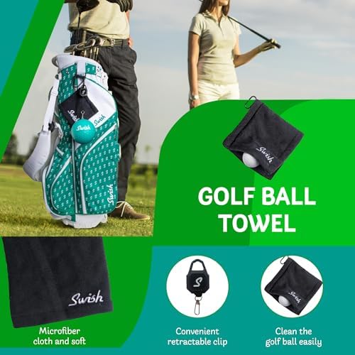 Swish Portable Golf Ball Cleaner – Clip-On Golf Accessory - Image 2