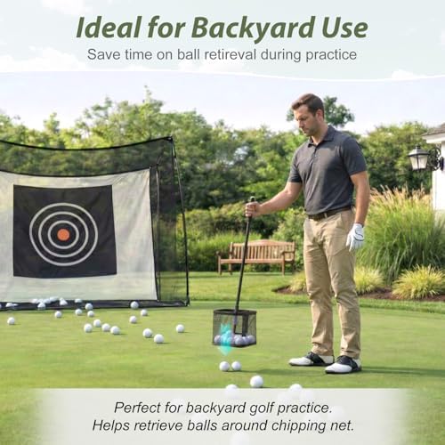 SAPLIZE Golf Ball Picker Upper, Turf-Friendly Design, No Bending Over, Quickly - Image 5