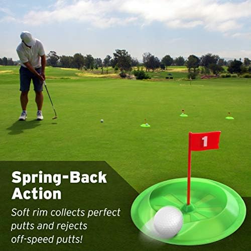 GoSports Pure Putt Challenge Putting Cups 3 Pack - Image 2
