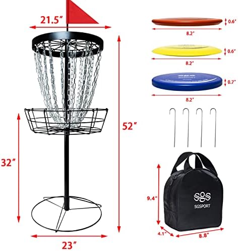 TARUMG 24-Chains Disc Golf Basket - Image 2