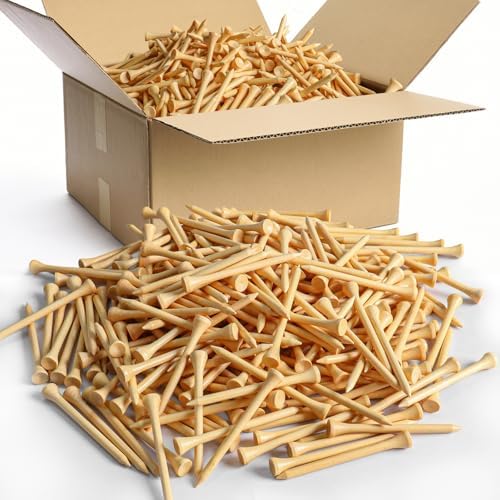 FINGER TEN Golf Tees Wood Bulk by FINGERTENSport