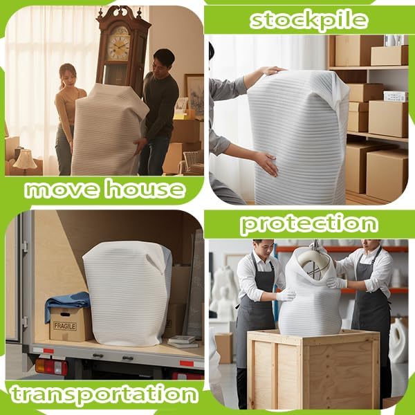 5 Pack 28x32in Cushion Foam Pouches Moving Packaging Supplies Shockproof