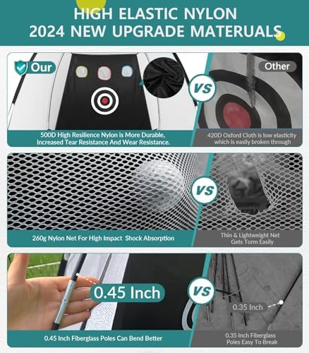 Golf Net: 10x7FT Golf Practice Net - Image 2