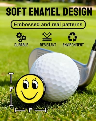 50 Pcs Golf Ball Markers Bulk, Golf Accessories - Image 2