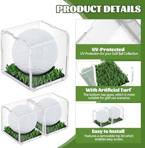Tioncy 2 Pcs Golf Ball Display Case - Image 3