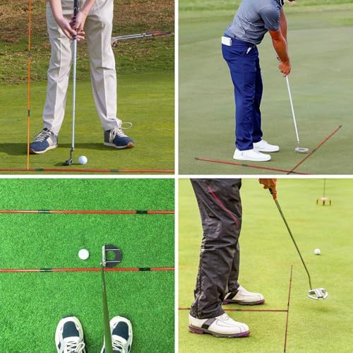 Golf Alignment Sticks 3 Pack – 48" Training Rods - Image 5